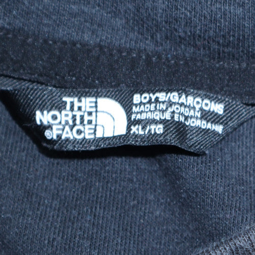 The North Face Boys Black XL Crew Neck Pullover Sweatshirt Cotton Blend