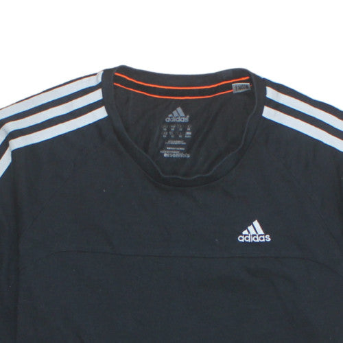 Adidas Men's Black XS Performance Essentials Sports T-Shirt
