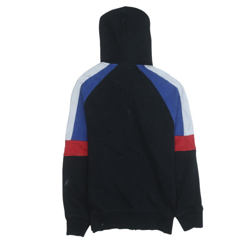 Levi's Mens Black Full Zip Hoodie Size S Regular Fit Logo Design