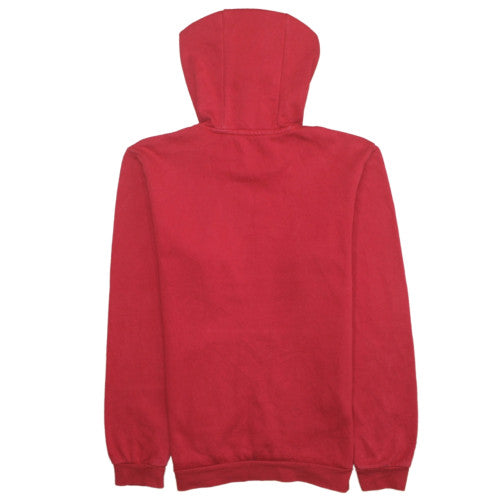Adidas Men's Red Pullover Hoodie Size S Fleece Logo Sportswear