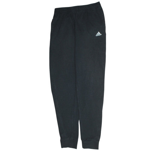 Adidas Boys Black Jogger Sweatpants 15-16 Years Fleece Activewear