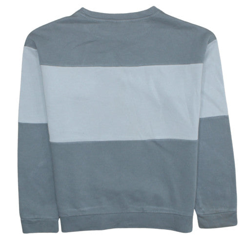 Nike Boys Grey Colourblock Crew Neck Sweatshirt XL 158-170cm
