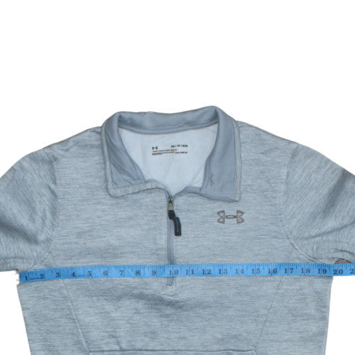 Under Armour Men’s Grey XS 1/4 Zip Fleece Pullover Sweatshirt