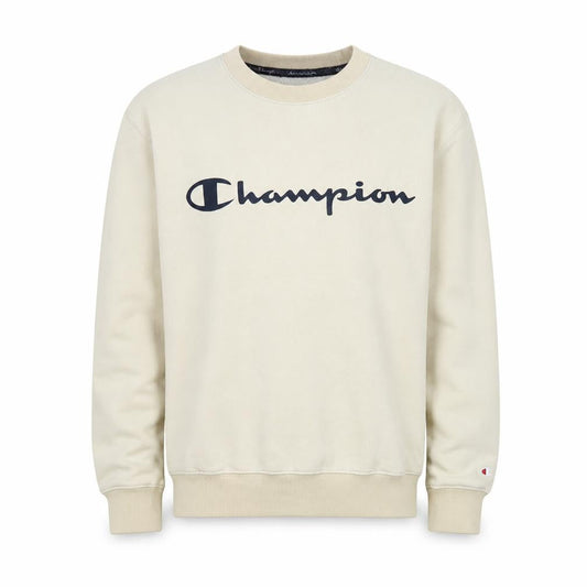 Champion Men's Beige XS Crew Neck Pullover Sweatshirt