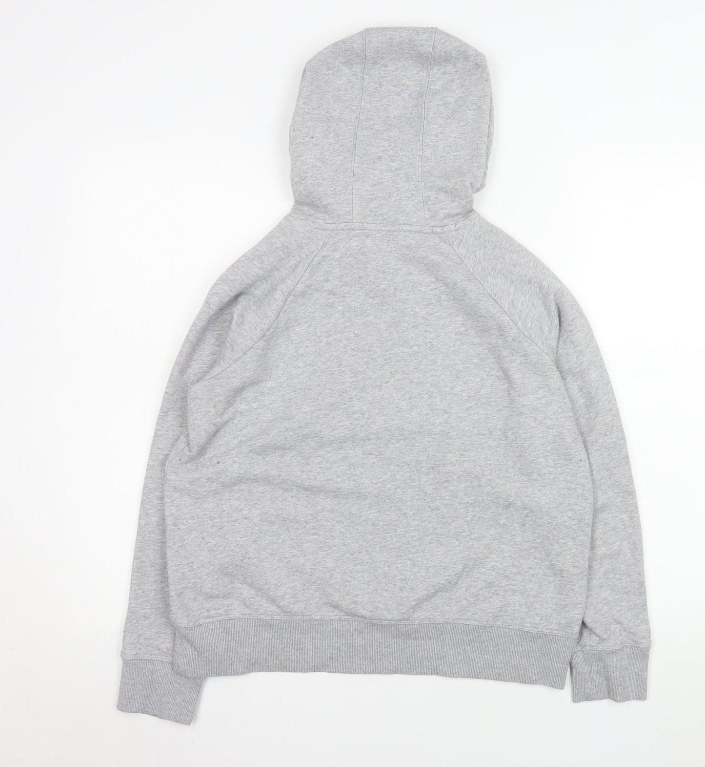 Under Armour Women's Grey Pullover Hoodie Small Loose Fit Cotton Blend