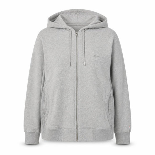 Champion Women's Grey Easy Fit Full Zip Hoodie Jacket L