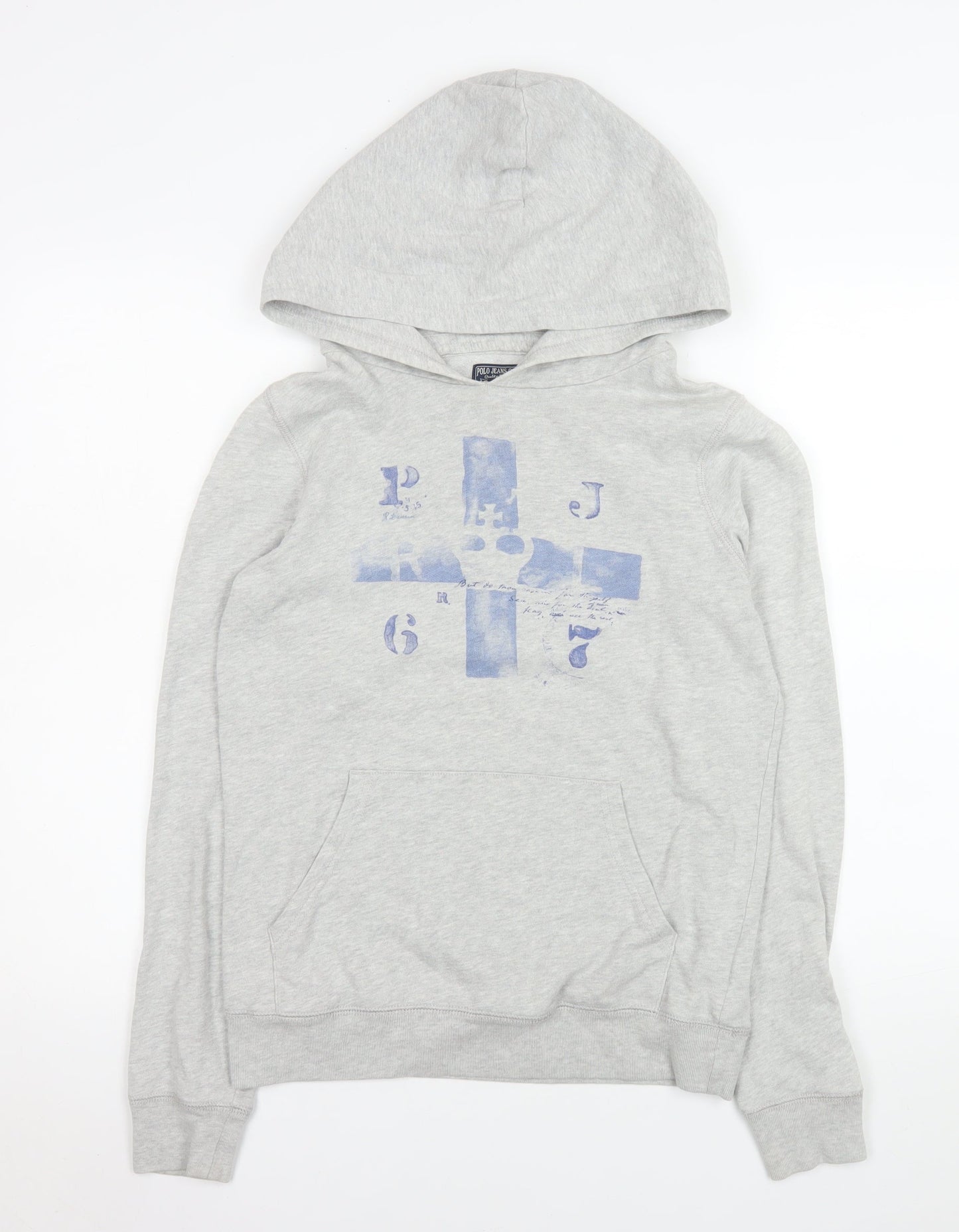 Polo Jeans Ralph Lauren Women's Grey Pullover Hoodie Size S