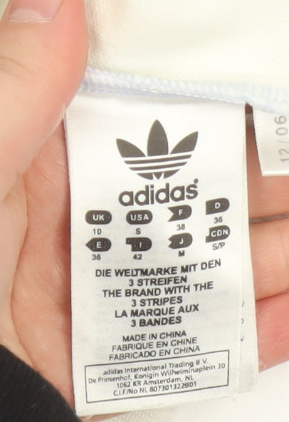 Adidas Women's Multicoloured Size 10 Full Zip Bomber Jacket