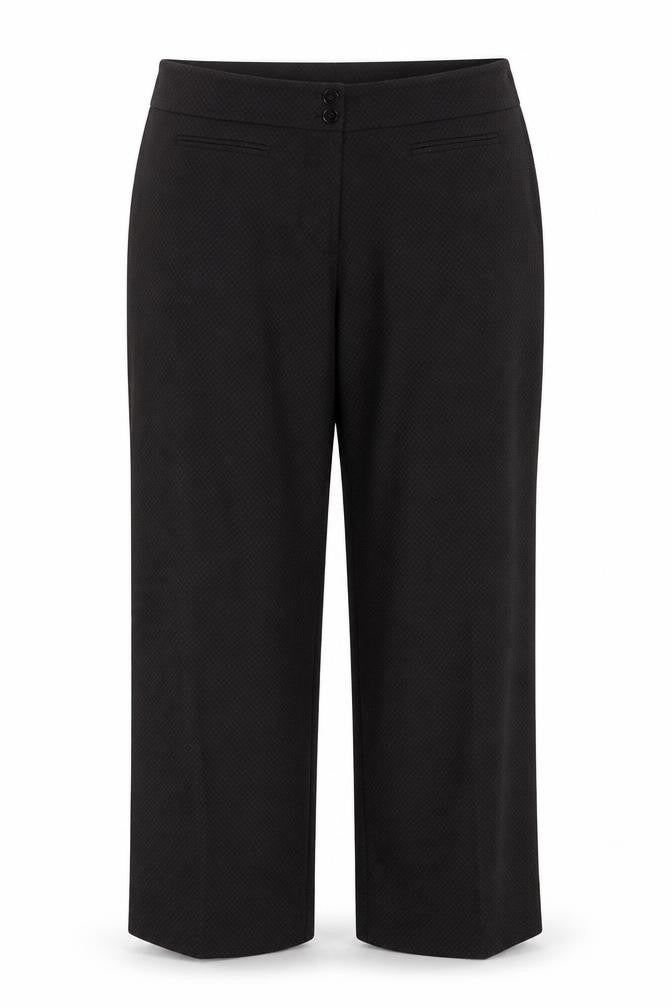 Country Casuals Women’s Black Geometric Stretch Dress Pants Size 18