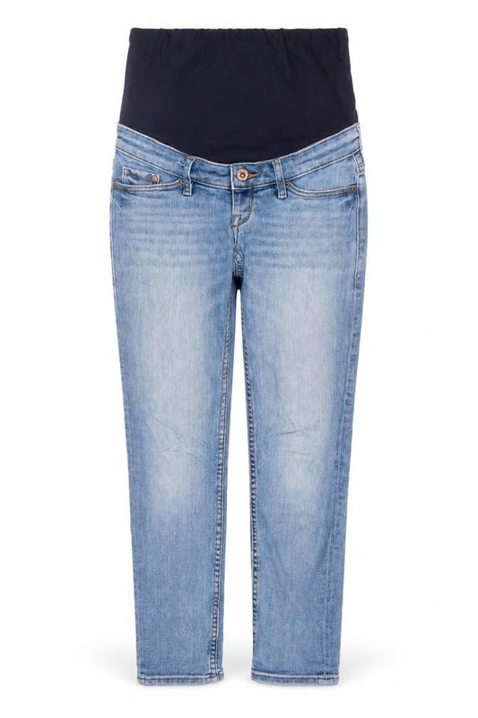 H&M Women’s Blue Maternity Skinny Ankle Jeans Size 8