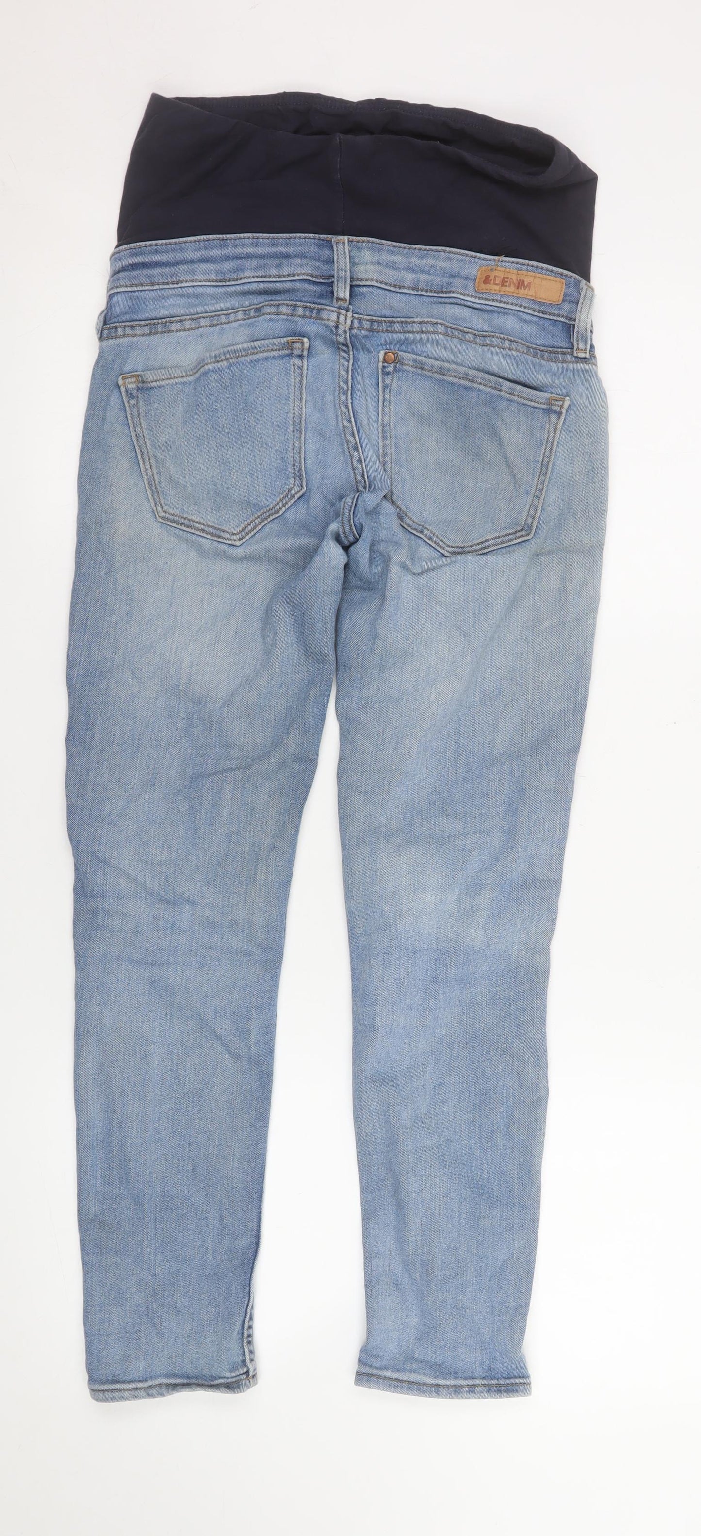 H&M Women’s Blue Maternity Skinny Ankle Jeans Size 8