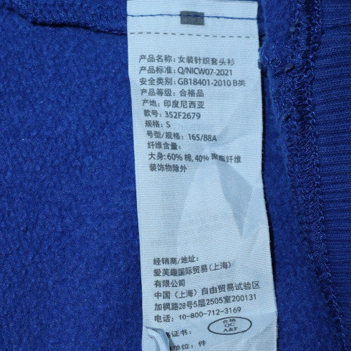 Hollister Women's Blue Pullover Sweatshirt S Los Angeles Graphic Cotton Blend