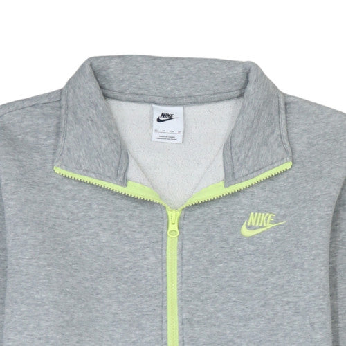 Nike Men's Grey XS 1/4 Zip Fleece Sweatshirt Activewear