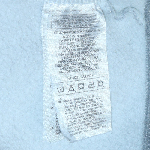 Adidas Men's Grey 1/2 Zip Hoodie Size S Regular Fit Sportswear
