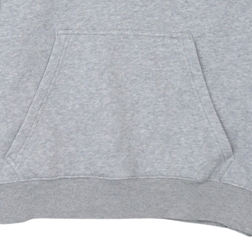 Adidas Men's Grey 1/2 Zip Hoodie Size S Regular Fit Sportswear