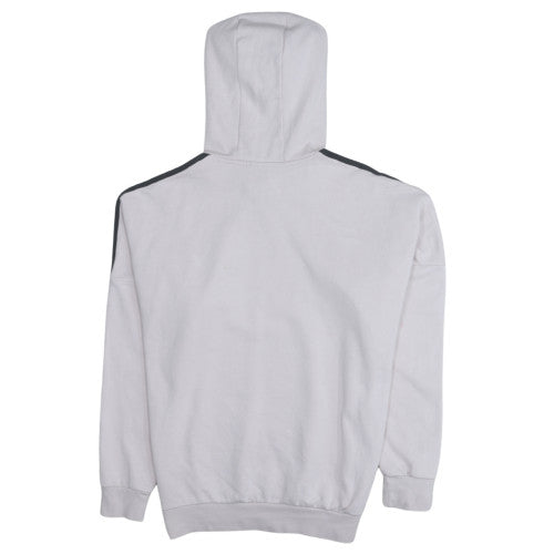 Adidas Originals Womens White Pullover Hoodie 13-14Y Teens Logo Print
