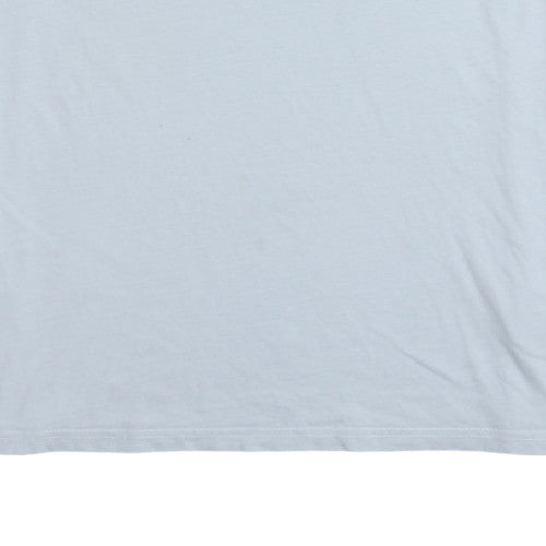 Tommy Jeans Men’s White XL Regular Fit Cotton Crew Neck T-Shirt