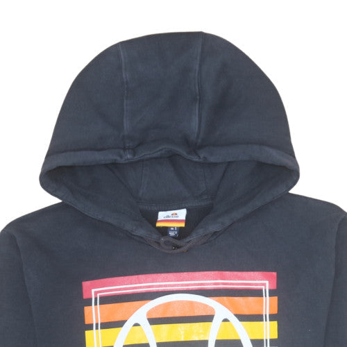 Ellesse Men's Blue Pullover Hoodie Small Retro Sportswear