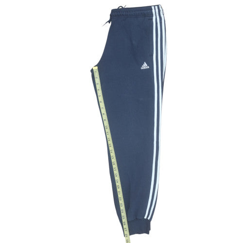 Adidas Women's Blue Jogger Sweatpants L Elastic Waist Fleece