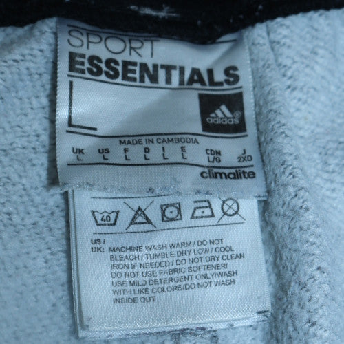 Adidas Men’s Grey Sport Essentials Climalite Sweatpants L Regular Fit