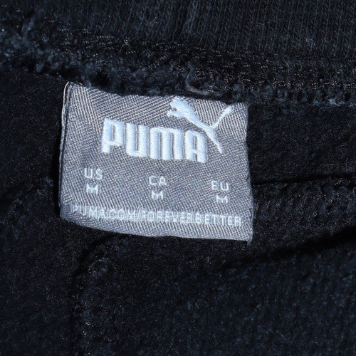 Puma Men's Black Jogger Sweatpants Medium Cotton Blend