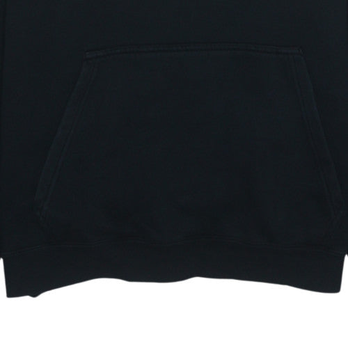 Nike Men's Black Pullover Hoodie L Fleece Logo Sweatshirt