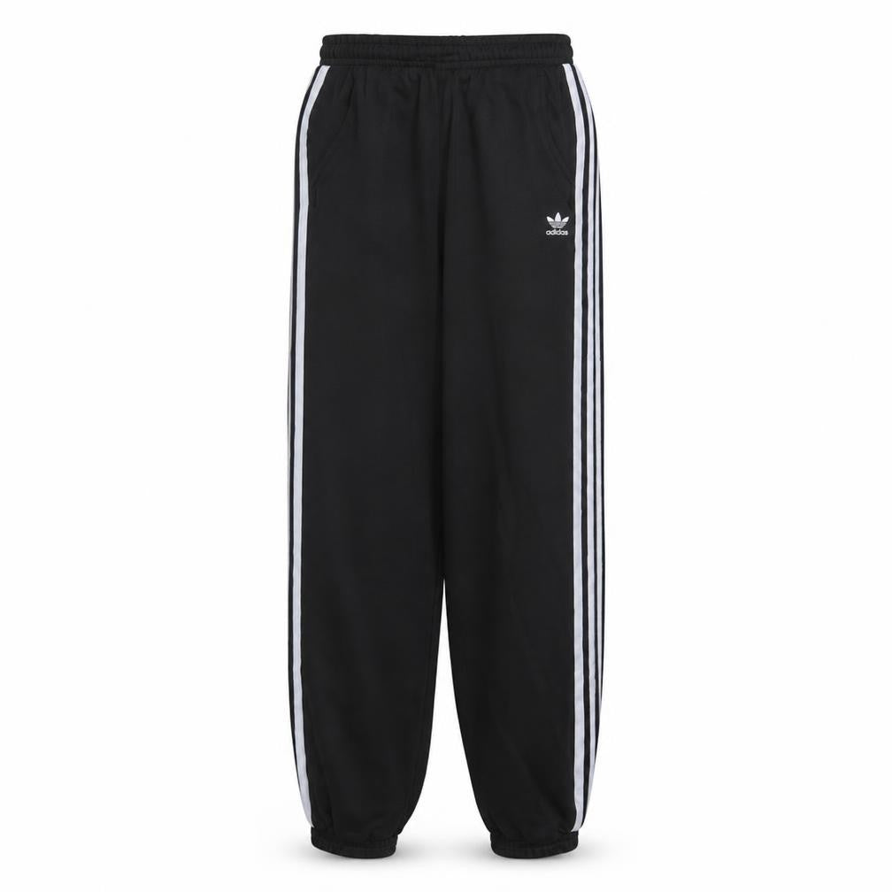 Adidas Womens Black Sweatpants Size 10 Fleece Elastic Waist Joggers