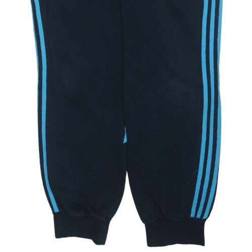 Adidas Men's Black Chelsea Sweatpants L Sports Tapered Fit
