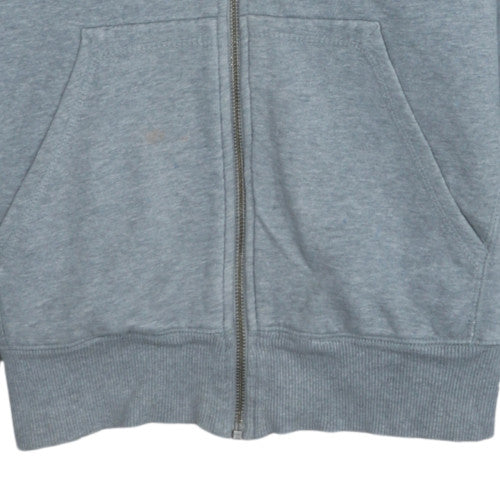 Nike Men's Grey Full Zip Hoodie Small Fleece Sweatshirt