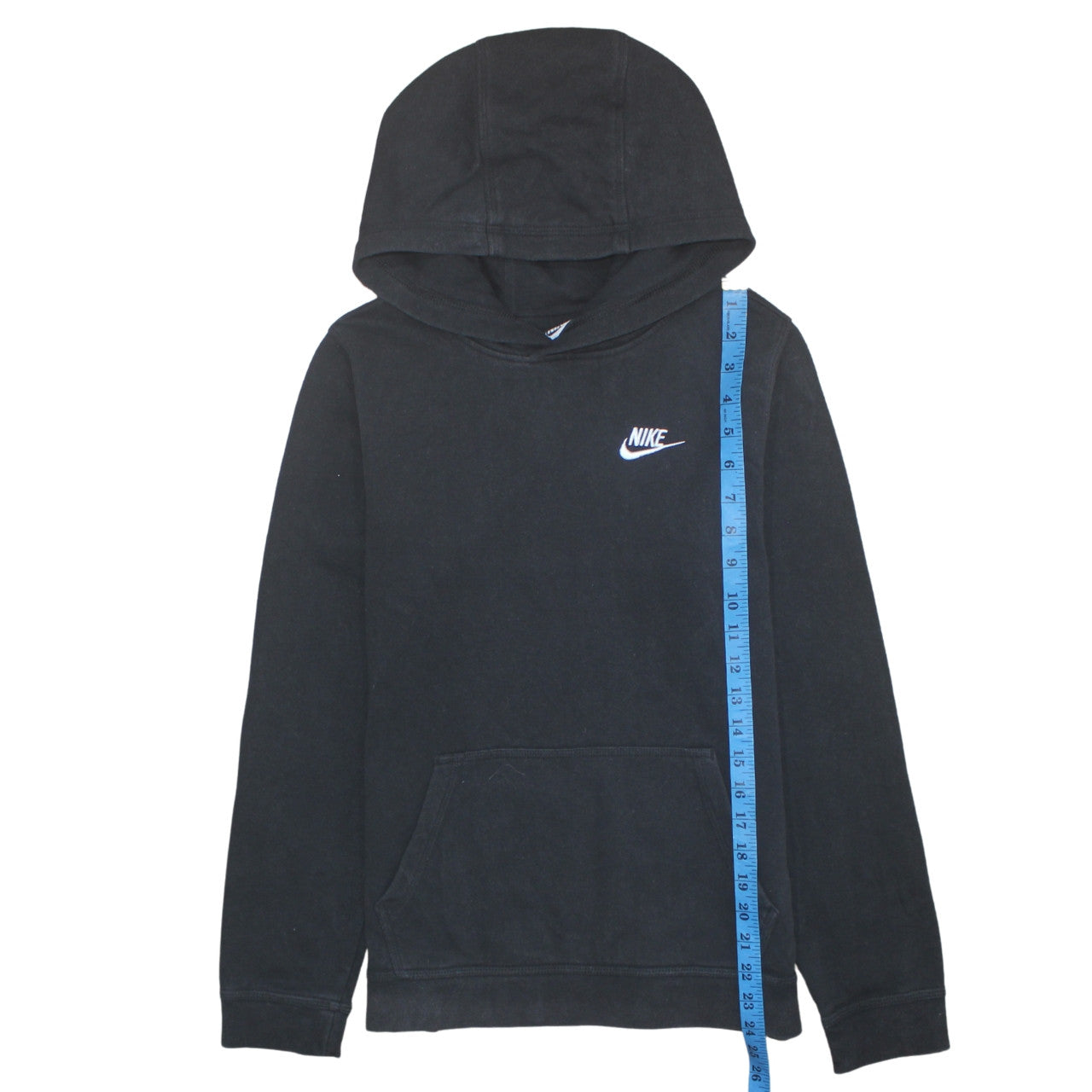 Nike Boys Black XL Pullover Hoodie Long Sleeve Comfortable Cotton Blend