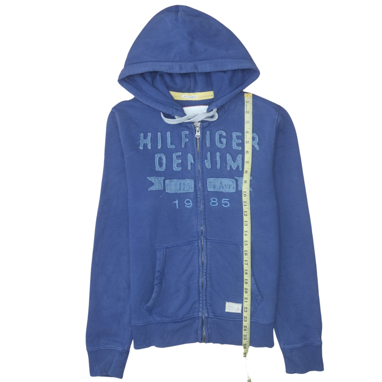 Hilfiger Denim Men's Blue Full Zip Hoodie Size M