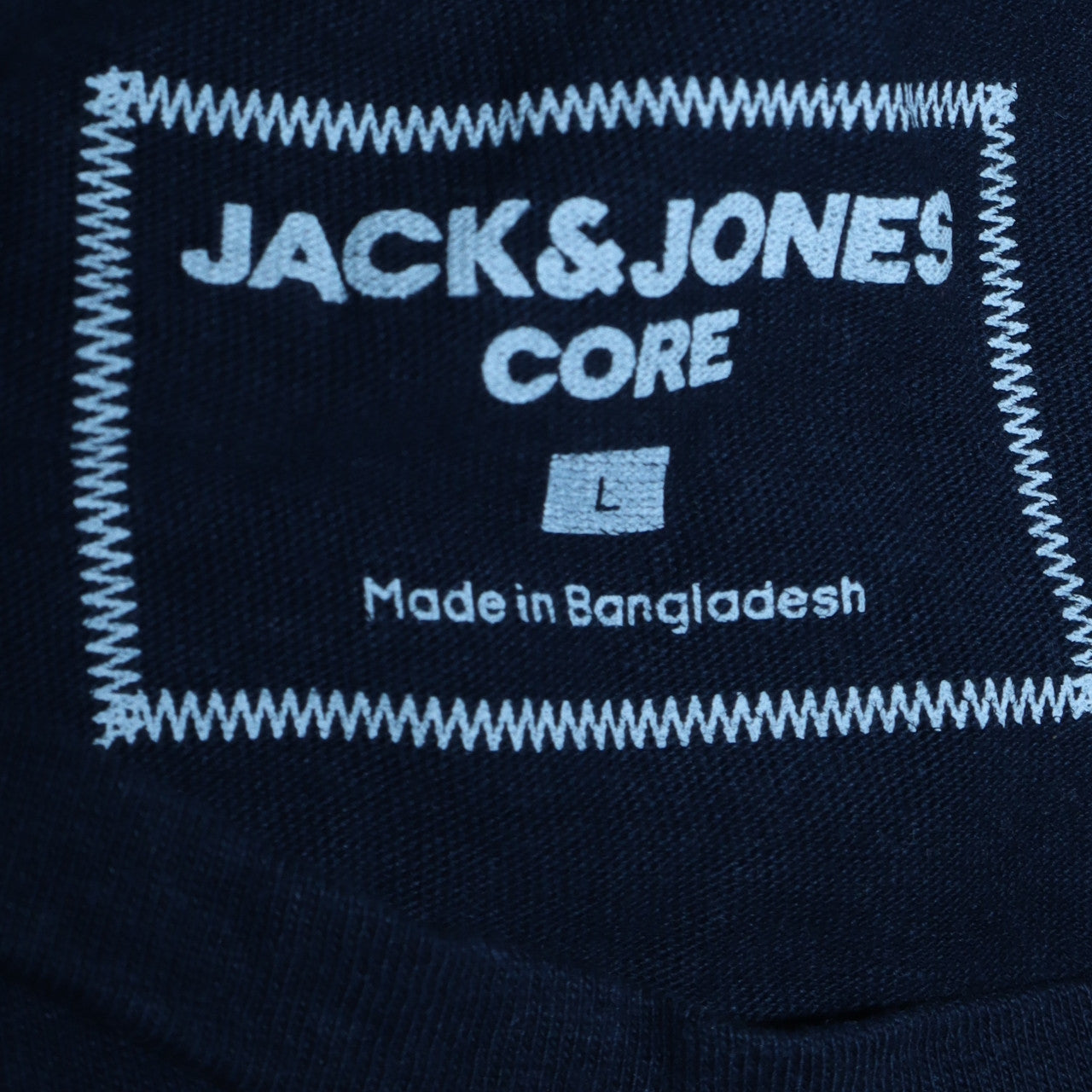 Jack & Jones Men’s Blue Graphic Print Crew Neck T-Shirt L