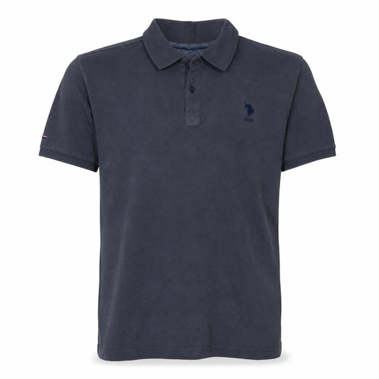 U.S. Polo Assn. Men's Blue L Cotton Polo Shirt Classic Fit