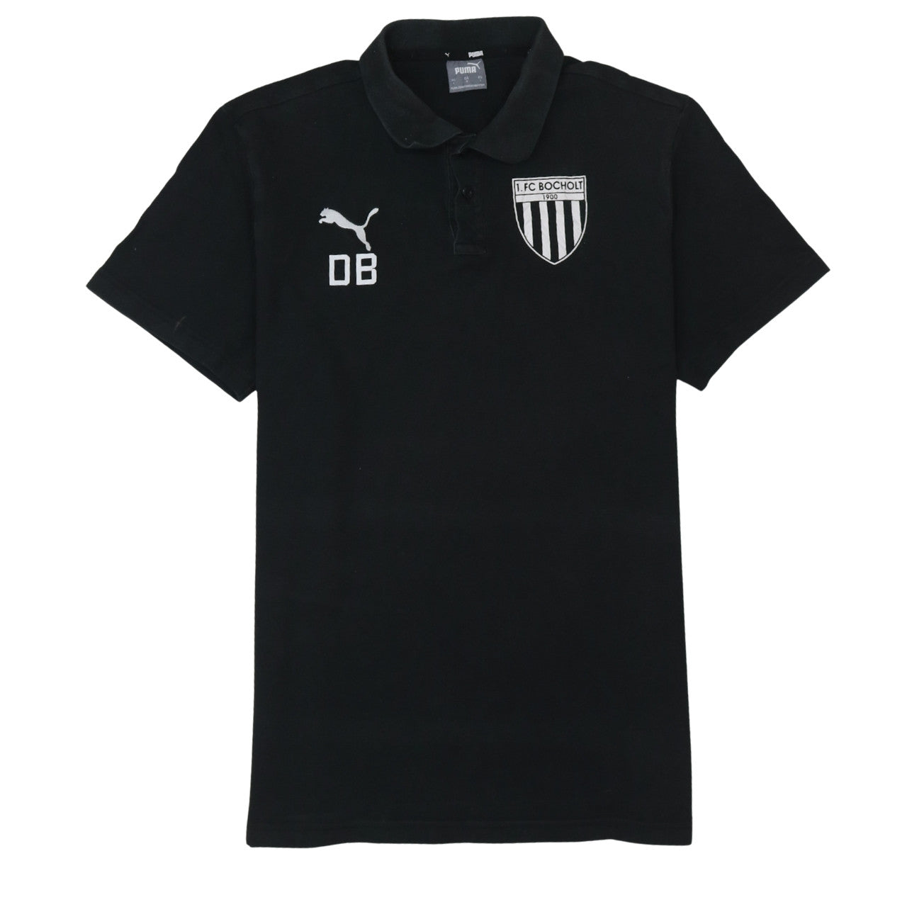 Puma Men’s Black 1.FC Bocholt Polo Shirt Size L Casual Sportswear