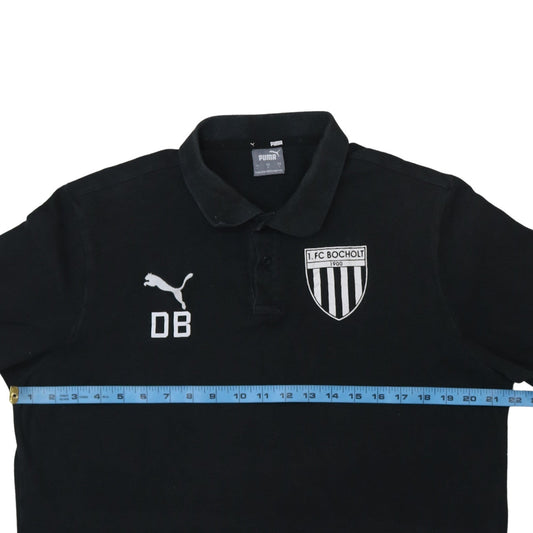 Puma Men’s Black 1.FC Bocholt Polo Shirt Size L Casual Sportswear