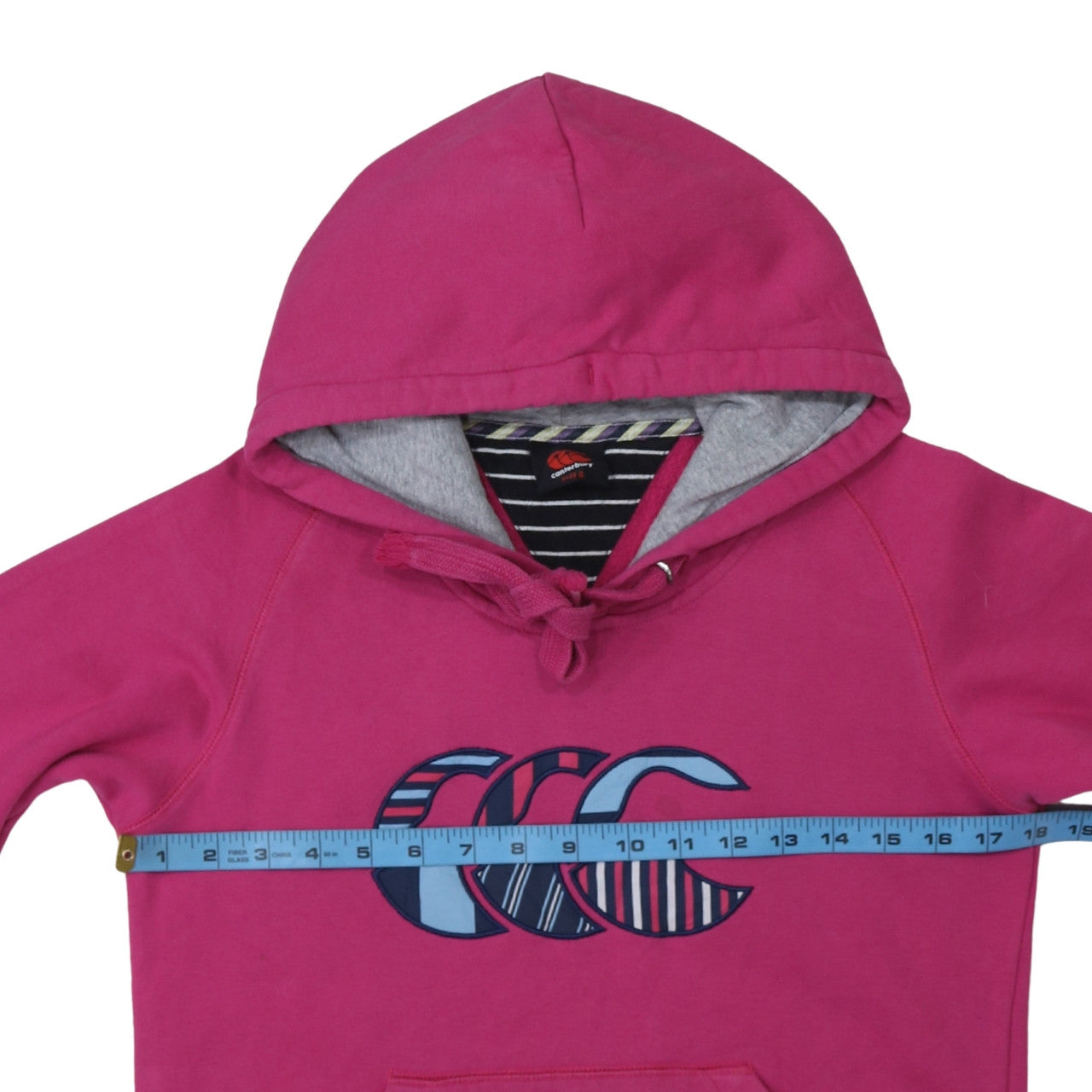 Canterbury Women's Pink Pullover Hoodie Size 8 Cotton Blend