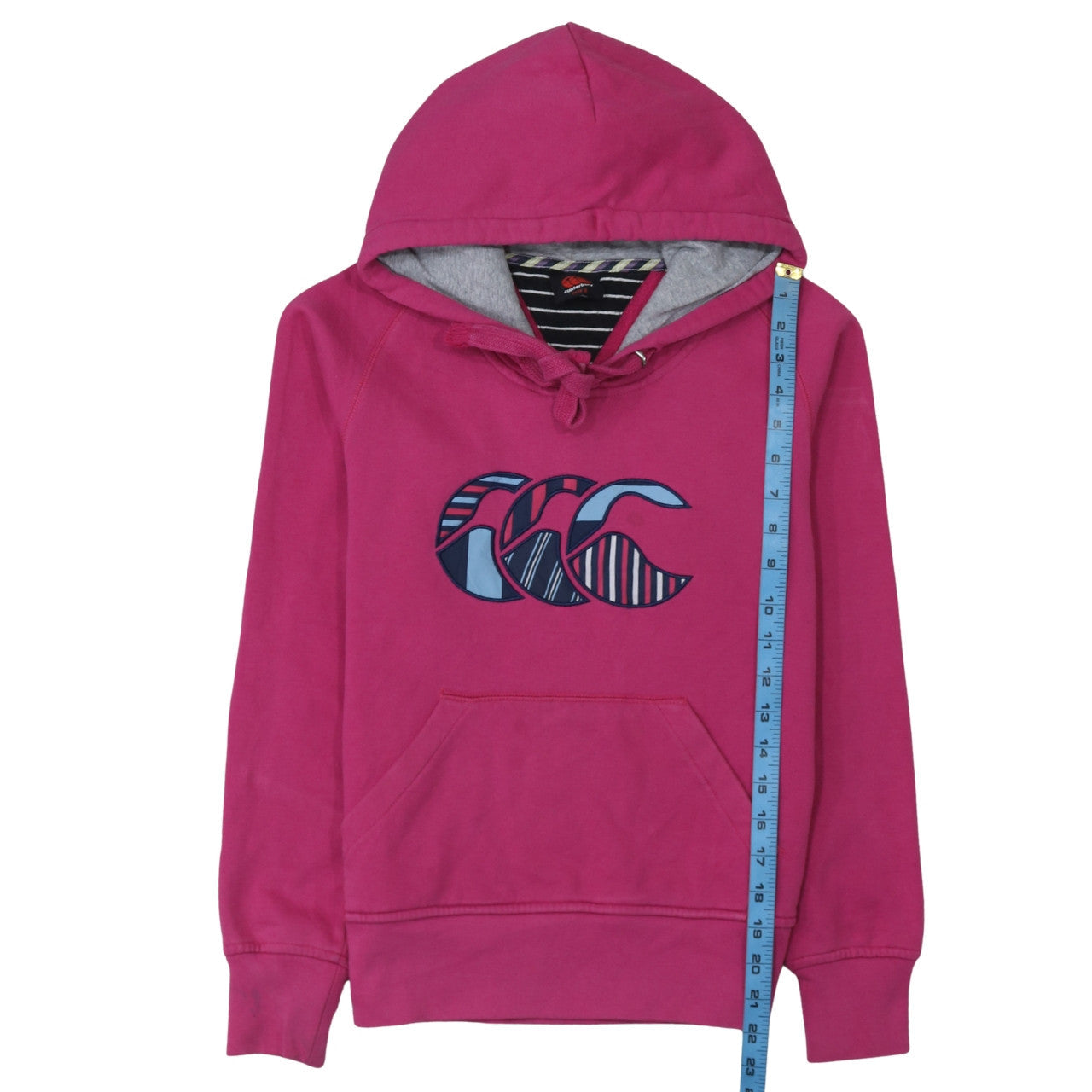 Canterbury Women's Pink Pullover Hoodie Size 8 Cotton Blend
