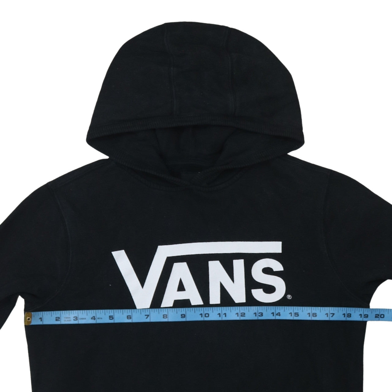 Vans Boys Black Pullover Hoodie L Logo Skateboarding Fleece Sweatshirt