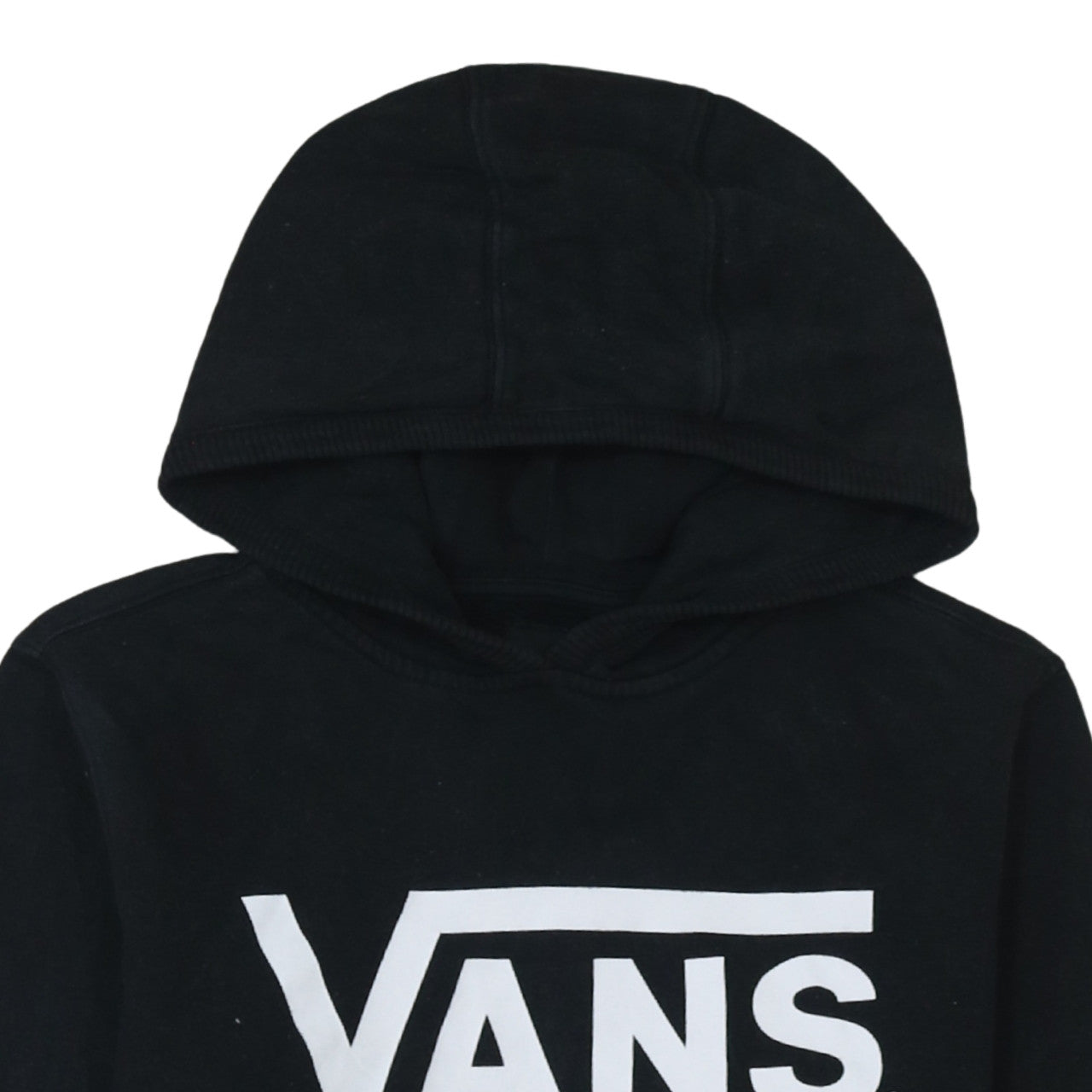 Vans Boys Black Pullover Hoodie L Logo Skateboarding Fleece Sweatshirt