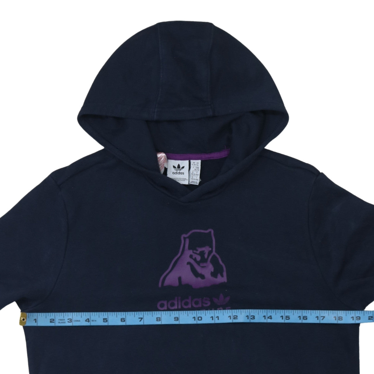 Adidas Boys Navy Adventure Pullover Hooded Sweatshirt XL 15-16 Years