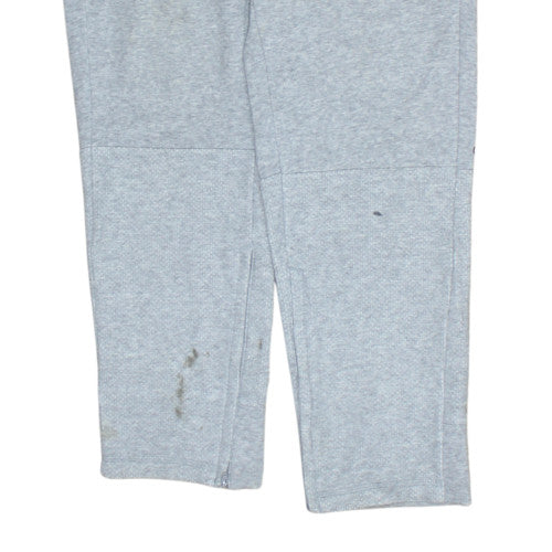 Adidas Men’s Grey L Fleece Sweatpants with Ankle Zip Pockets