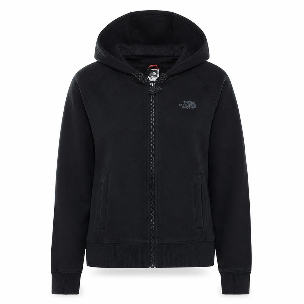 The North Face Women's Black Full Zip Hoodie Size S Cotton Casual