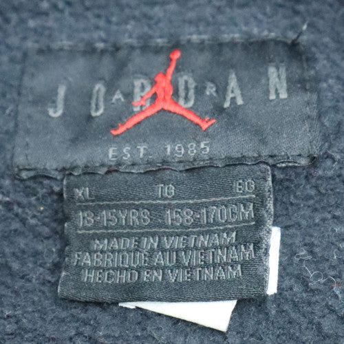 Nike Air Jordan Boys Black Colourblock Sweatshirt XL 13-15 Years