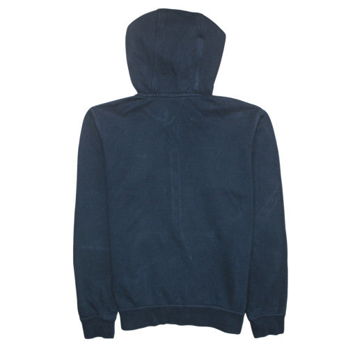 Nike Men Blue Full Zip Fleece Hoodie M Regular Fit Sports Style