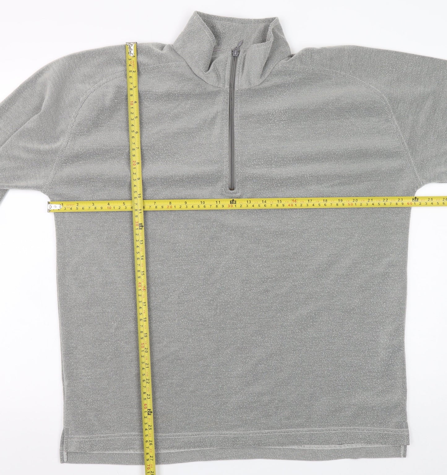 Regatta Men's Grey 1/4 Zip Fleece Sweatshirt M Outdoor Pullover
