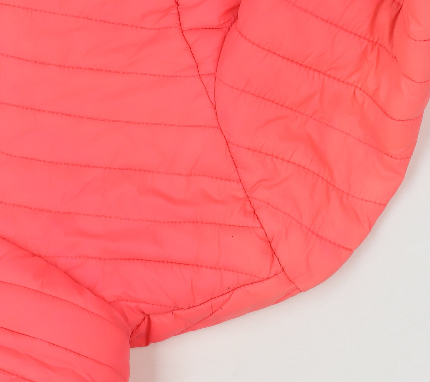 Superdry Womens Pink Hooded Puffer Jacket M Lightweight Casual