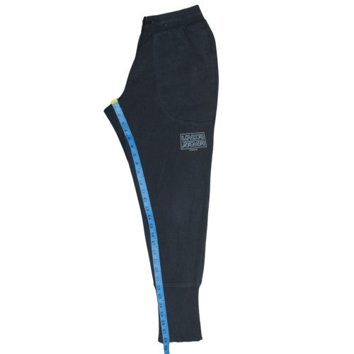 Under Armour Men's Black Jogger Trousers Size M Fleece ColdGear
