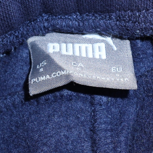 Puma Men's Blue Jogger Sweatpants Fleece Trousers Size S