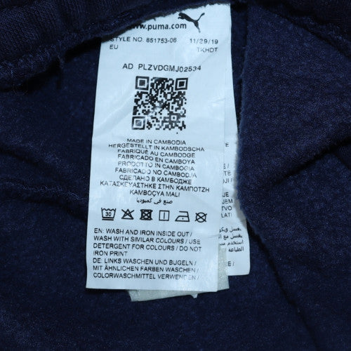 Puma Men's Blue Jogger Sweatpants Fleece Trousers Size S