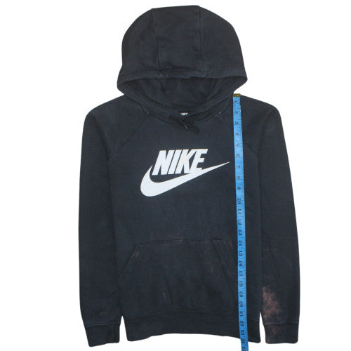 Nike Men's Black Pullover Hoodie Small Graphic Logo Sportswear